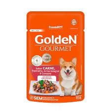 Sache golden Gourmet  caes adultos Carne  85g