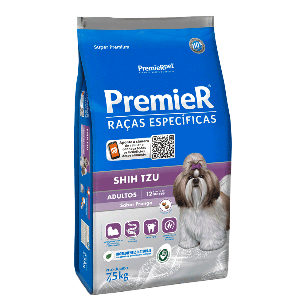 Prem Raças Especificas Caes AD Shih tzu 7,5kg 