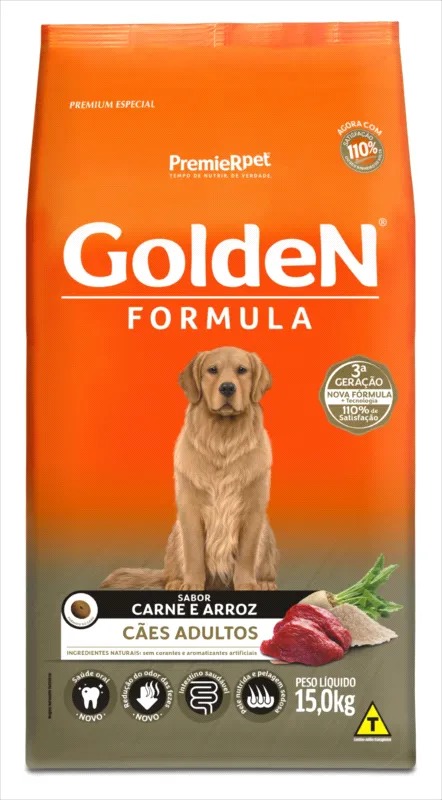  GD For Caes Adultos Porte Grande Carne e Arroz 15KG 